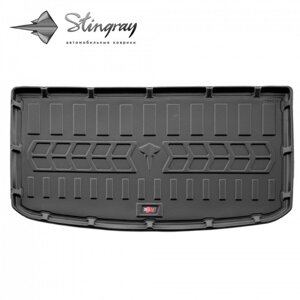 Автомобільний 3D килимок в багажник на VOLKSWAGEN ID. 6 (2021-...) (7 of 7 seats) (upper trunk)/ Фольксваген Айді6