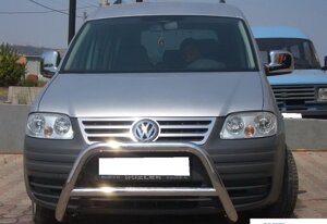 Кенгурятник для Volkswagen Caddy 2004-2019 захист заднього бампера дуги пороги