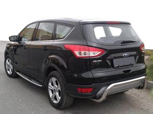 Задня дуга AK007 (нерж) для Ford Kuga/Escape 2013-2019 рр.