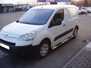 Бічний захист пороги труби для Citroen Berlingo 08+, 98-08 захист заднього бампера дуги пороги