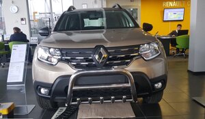 Кенгурятник для Renault Duster 2010-2018 2018+ захист бампера дуги пороги