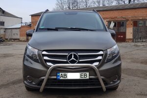 Кенгурятник для Mercedes Vito 2014+, 1997-03, 2010-14, 2003-09 Захист заднього бампера дуги пороги