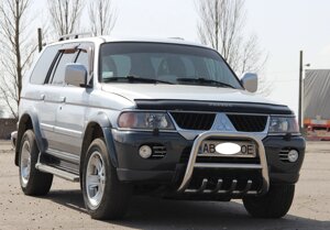 Кенгурятник для Mitsubishi Pajero Sport 1996-2008 Захист заднього бампера/дуги/пороги