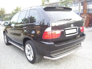 Захист заднього бампера ВУС одинарний BMW X5 2004-2010 кенгурятник захист бампера дуги пороги