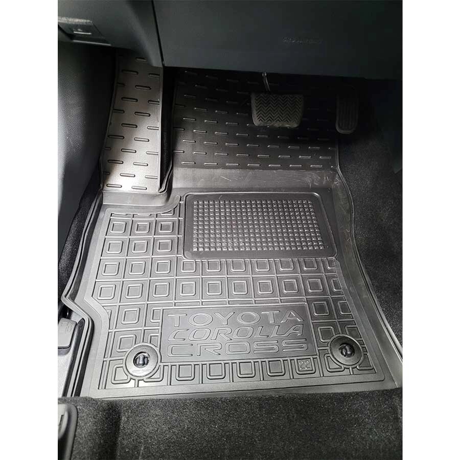Поліуретанові (автогум) килимки в салон TOYOTA Corolla Cross (2022>) (hybrid) від компанії AUTOAS - фото 1