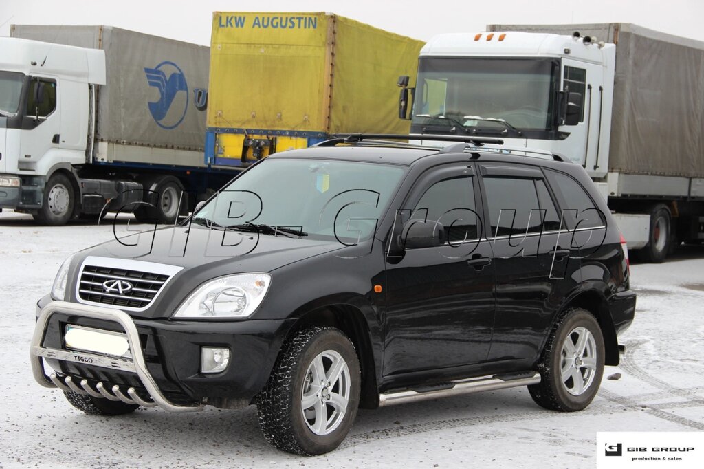 Пороги бічні труба Chery Tiggo 3 (03-11) Ø60 від компанії AUTOAS - фото 1