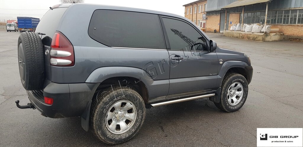 Пороги бічні труба D61 Prado 120 ( 3 D). (02-09) від компанії AUTOAS - фото 1