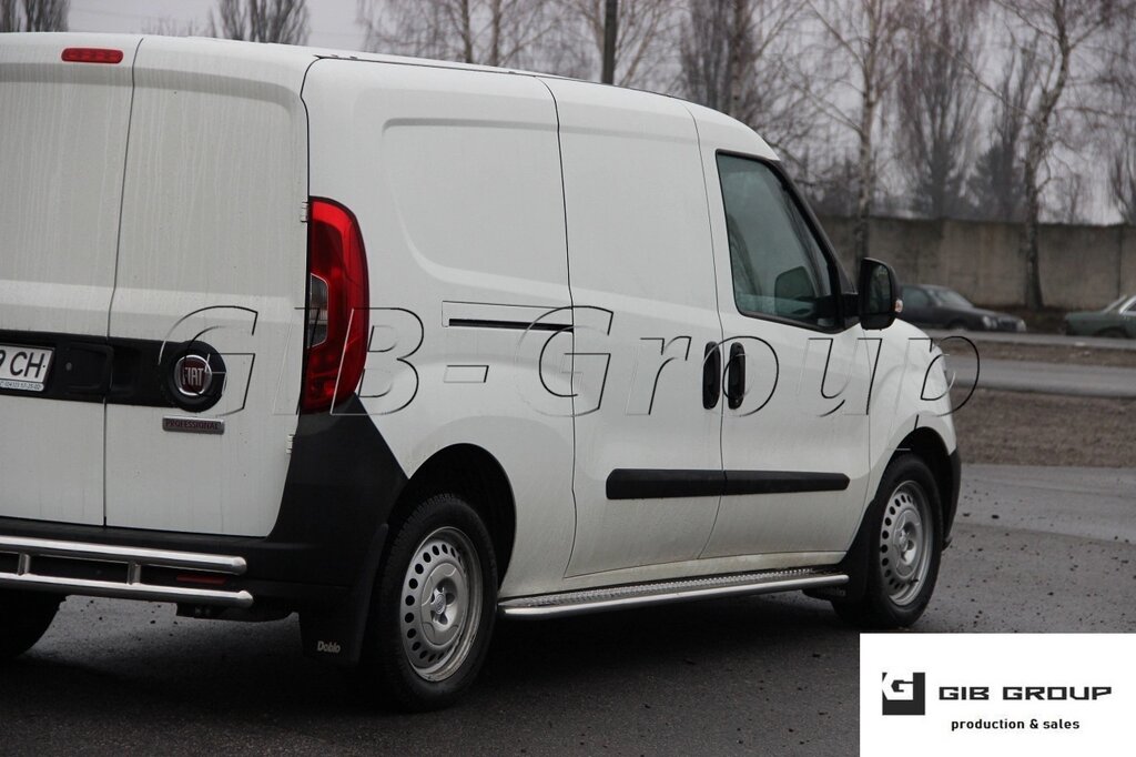 Пороги бічні труба з листом Fiat Ducato (07+)  короткая база  D60 від компанії AUTOAS - фото 1