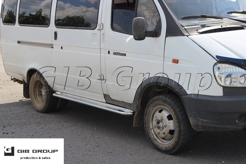 Пороги бічні труба з листом Gaz 3202 (94-13) D60 від компанії AUTOAS - фото 1