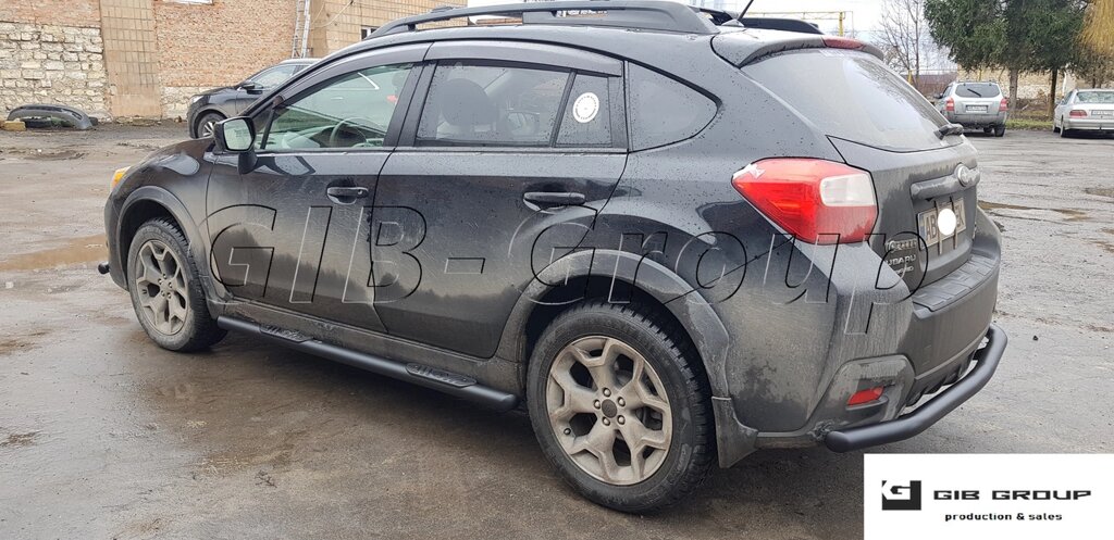 Пороги бічні труба з листом Subaru XV (2011-2017) D60 від компанії AUTOAS - фото 1