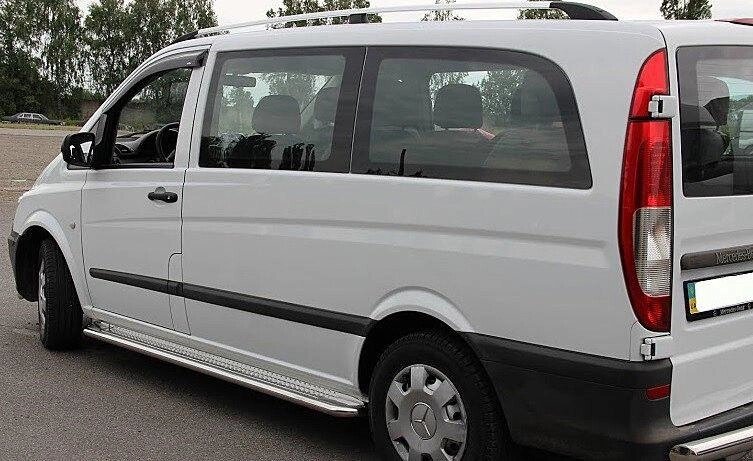 Пороги Mercedes Vito 2003-2014 /длинн. база /Ø50, тип С2 від компанії AUTOAS - фото 1