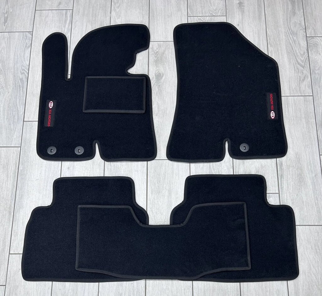 Ворсові килимки  в салон для Kia Sportage (2010-2015)/КІА Спортейдж від компанії AUTOAS - фото 1