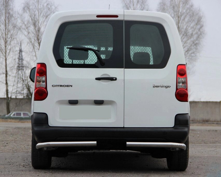 Задні кути AK003 (нерж.) для Citroen Berlingo 2008-2018 років. від компанії AUTOAS - фото 1