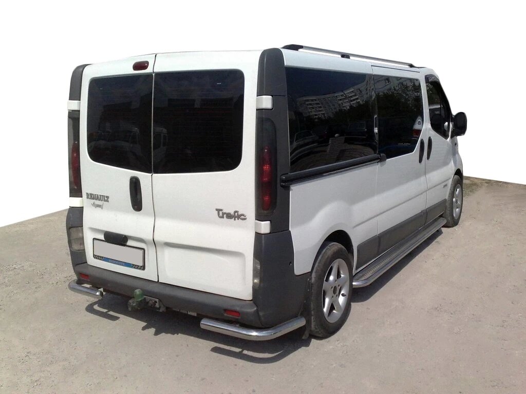 Задні куточки AK003 (нерж) для Nissan Primastar 2002-2014рр. від компанії AUTOAS - фото 1