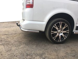 Задні куточки AK003 (2 шт, нерж) для Volkswagen T5 Transporter 2003-2010рр.