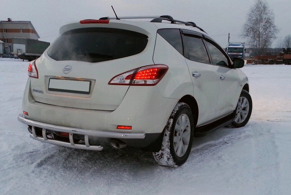 Задня дуга AK (нерж) для Nissan Murano 2008-2014 рр. від компанії AUTOAS - фото 1