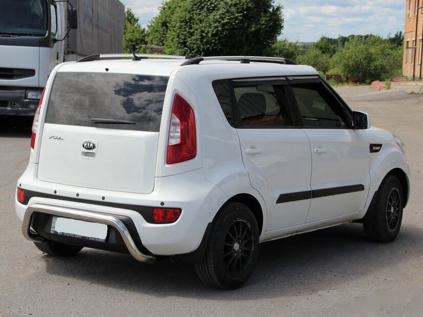 Задня дуга AK002 (нерж) для Kia Soul I 2008-2013 рр. від компанії AUTOAS - фото 1