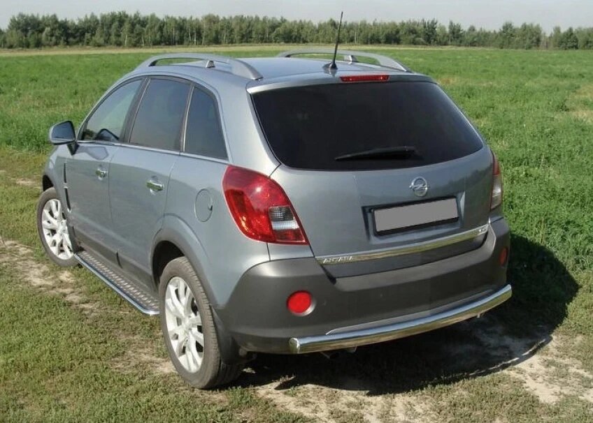 Задня дуга AK002 (нерж.) для Opel Antara 2007 мм. від компанії AUTOAS - фото 1