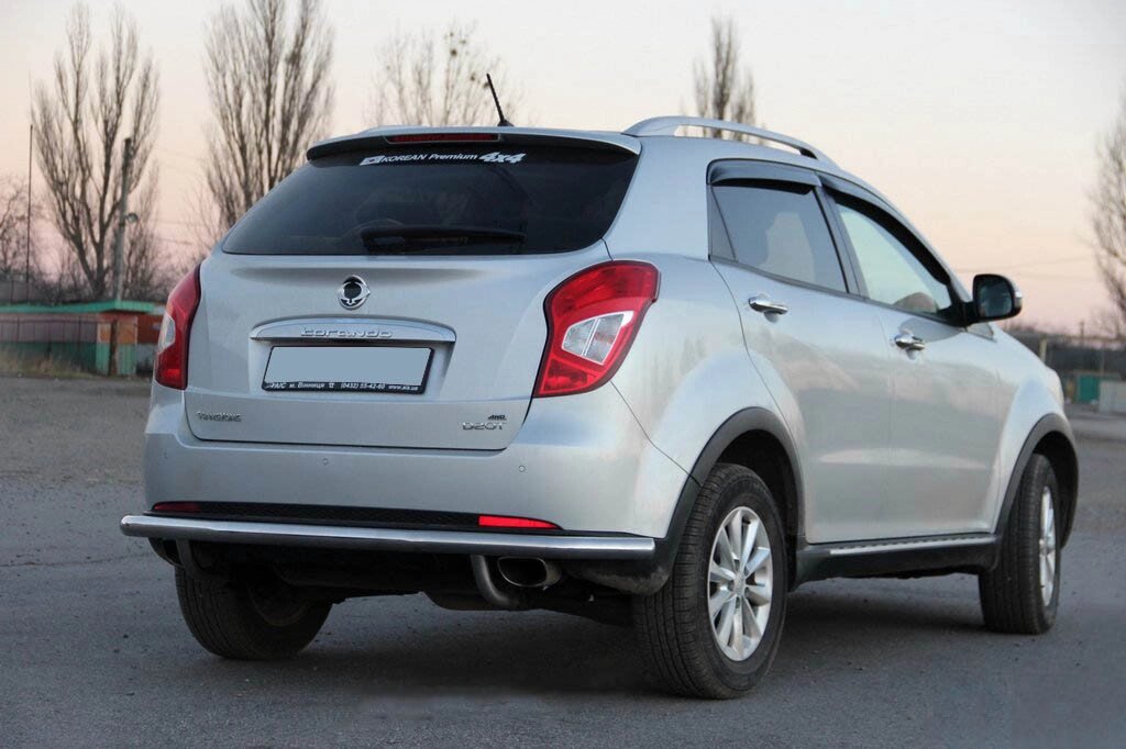 Задня дуга AK005 (нерж) для SsangYong Korando 2010-2019 від компанії AUTOAS - фото 1