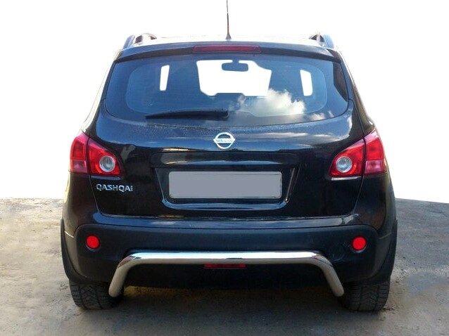 Задня дуга AK007 (нерж.) для Nissan Qashqai 2010-2014рр. від компанії AUTOAS - фото 1