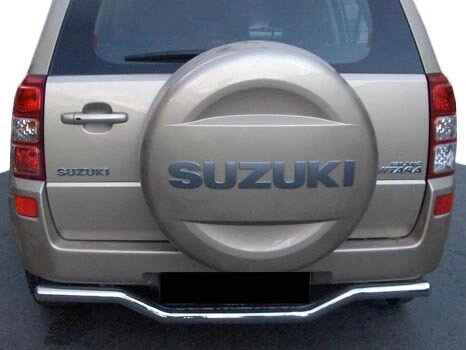 Задня захист AK005-1 (нерж) для Suzuki Grand Vitara 2005-2014рр. від компанії AUTOAS - фото 1