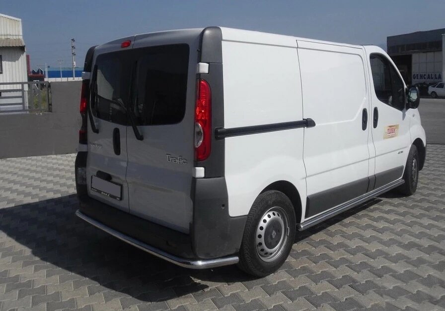 Задня захист AK005 (нерж) для Opel Vivaro 2001-2015 рр. від компанії AUTOAS - фото 1