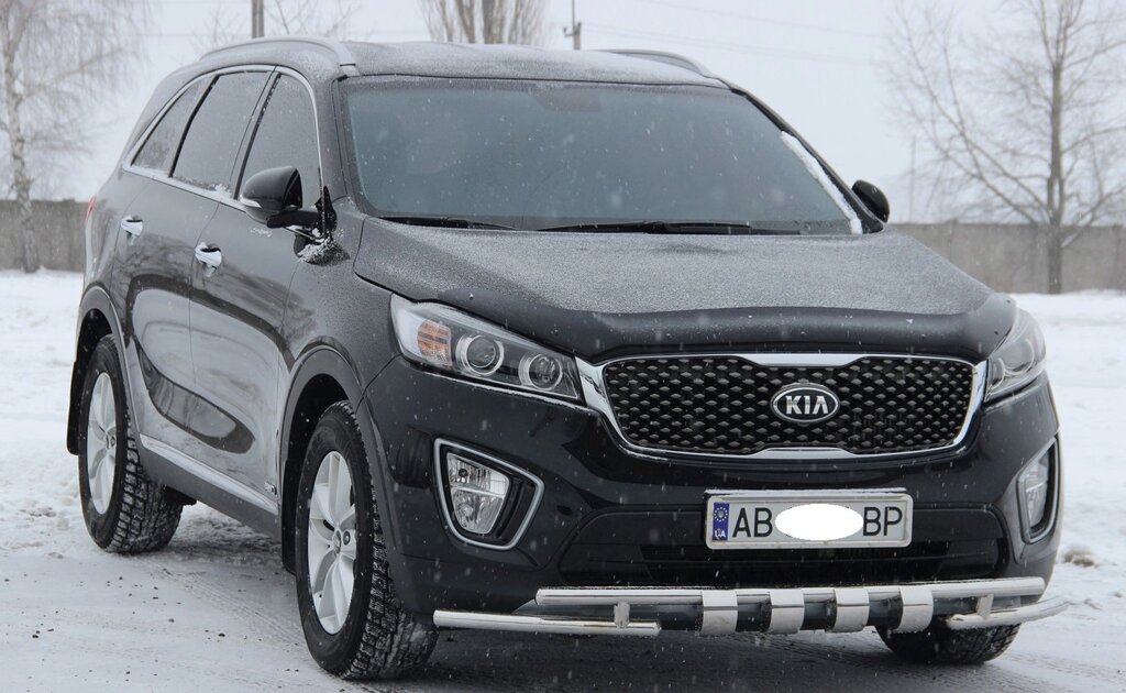 Захист бампера ВУС SHARK подвійний Kia Sorento 2015+ кенгурятник захист задня дуги пороги від компанії AUTOAS - фото 1