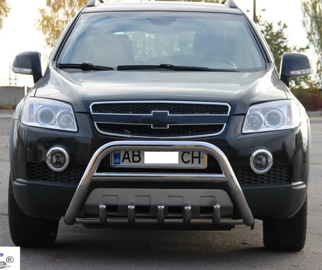 Захист переднього бампера - Кенгурятник Chevrolet Captiva (2006-2011) від компанії AUTOAS - фото 1