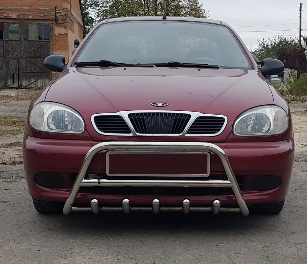 Захист переднього бампера - Кенгурятник Daewoo Lanos (1998+) від компанії AUTOAS - фото 1