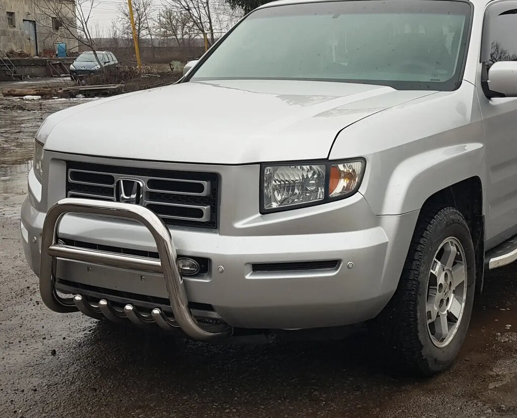 Захист переднього бампера - Кенгурятник Honda Ridgeline l (2005-2008) від компанії AUTOAS - фото 1