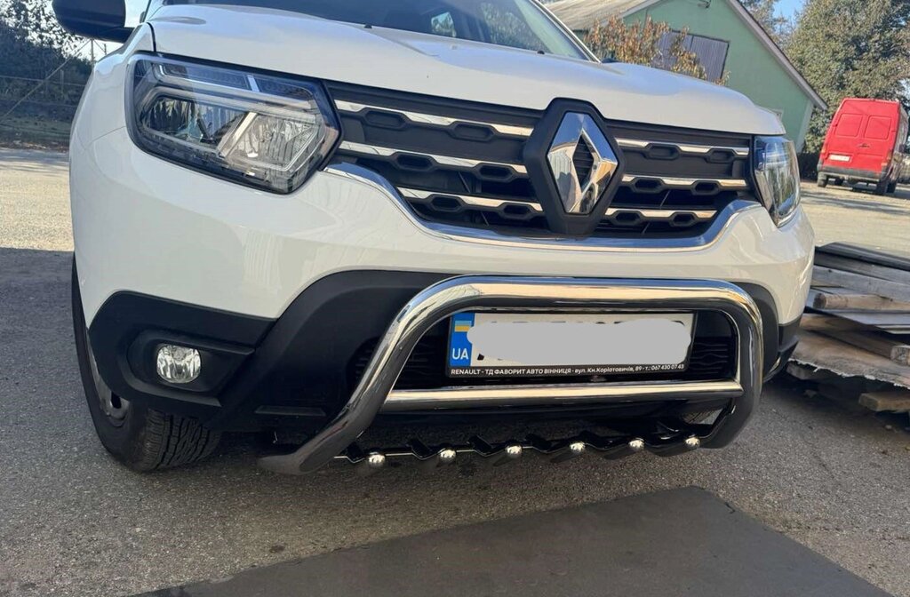 Захист переднього бампера - Кенгурятник Renault Duster (2024) від компанії AUTOAS - фото 1