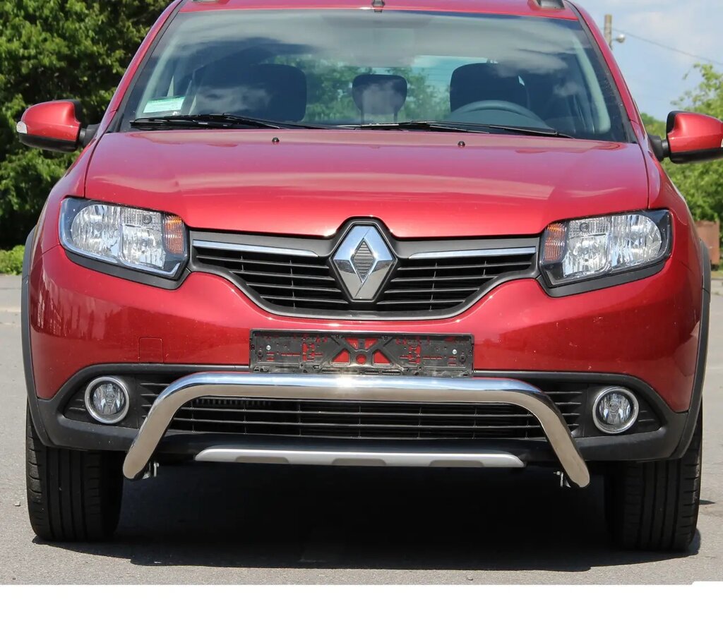 Захист переднього бампера - Кенгурятник Renault Sandero-Stepway 2 (12+) від компанії AUTOAS - фото 1