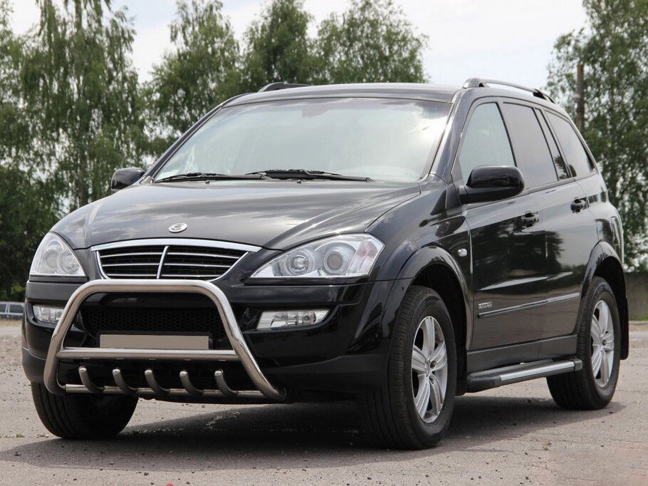 Захист переднього бампера - Кенгурятник Ssang Yong Actyon Sport (2012+) від компанії AUTOAS - фото 1