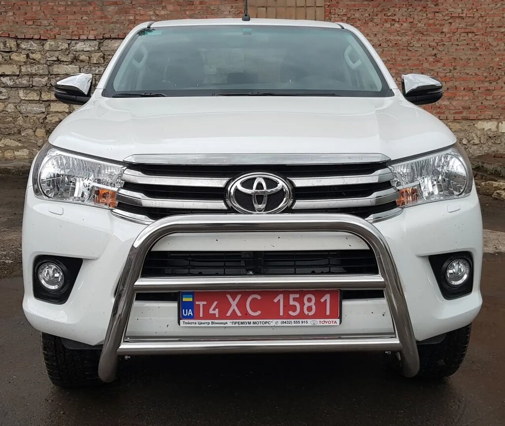 Захист переднього бампера - Кенгурятник Toyota Hilux (04-15) від компанії AUTOAS - фото 1