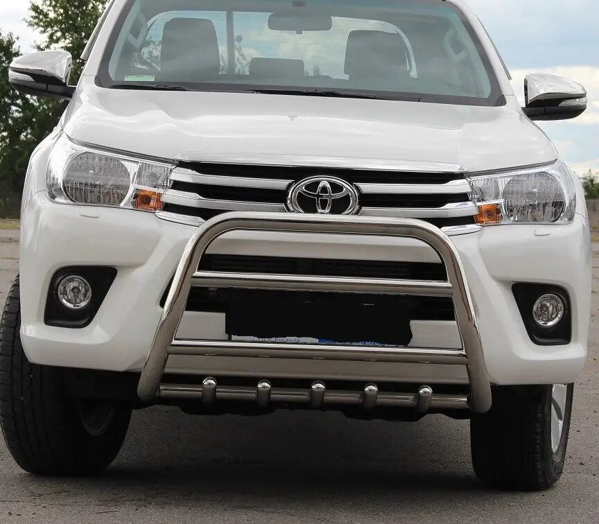 Захист переднього бампера - Кенгурятник Toyota Hilux (04-15) від компанії AUTOAS - фото 1