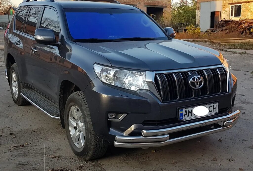 Захист переднього бампера - Кенгурятник Toyota Land Cruiser Prado 150 (17+) від компанії AUTOAS - фото 1