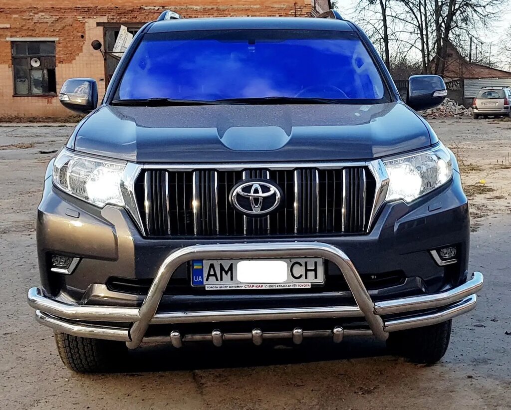 Захист переднього бампера - Кенгурятник Toyota Land Cruiser Prado 150 (17+) від компанії AUTOAS - фото 1