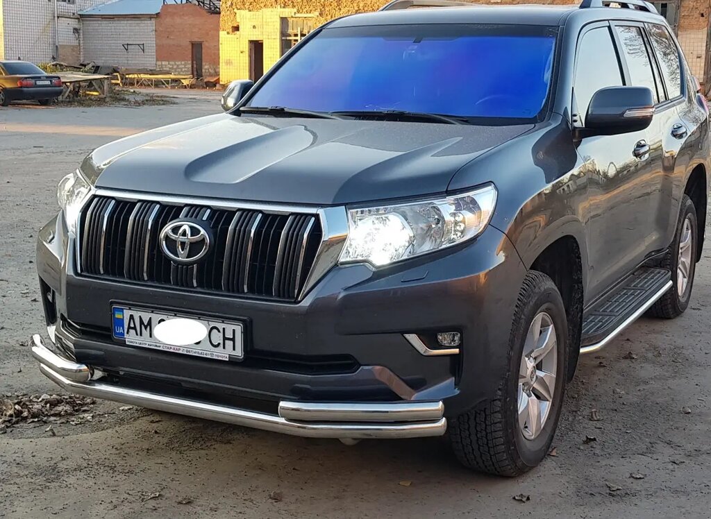 Захист переднього бампера - Кенгурятник Toyota Land Cruiser Prado 150 (17+) від компанії AUTOAS - фото 1