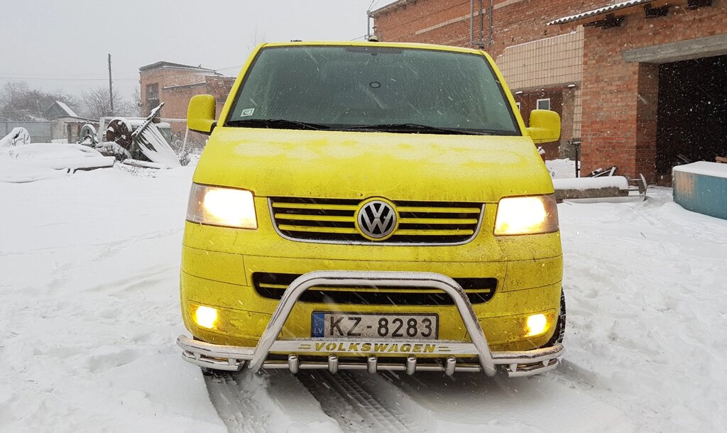 Захист переднього бампера - Кенгурятник Volkswagen T5 (09-16) від компанії AUTOAS - фото 1