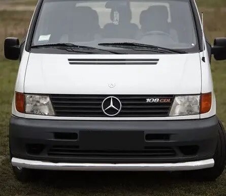 Захист переднього бампера Mercedes - Benz Vito (96-03) від компанії AUTOAS - фото 1