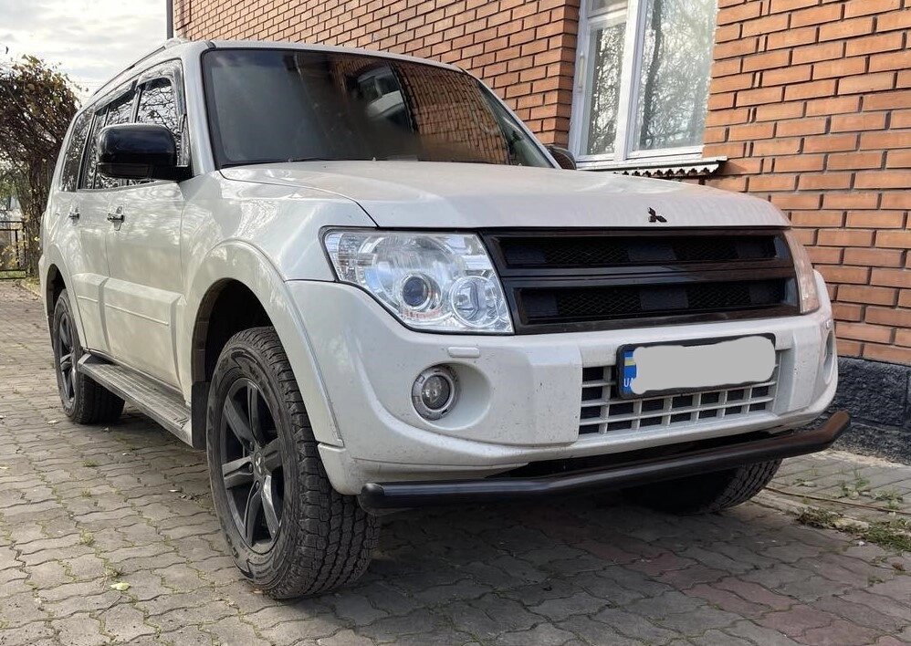 Захист переднього бампера ВУС Mitsubishi Pajero Sport 1996-2008 Кенгурятник захист бампера дуги від компанії AUTOAS - фото 1