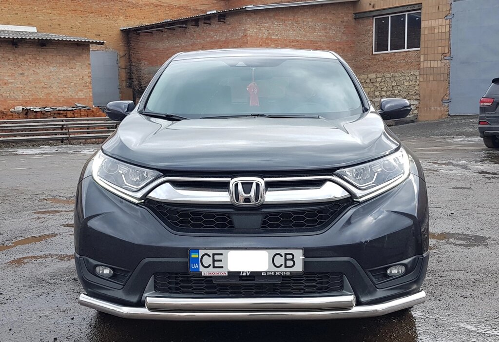 Захист переднього бампера ВУС подвійний Honda CR-V 2015+ кенгурятник захист бампера дуги пороги від компанії AUTOAS - фото 1