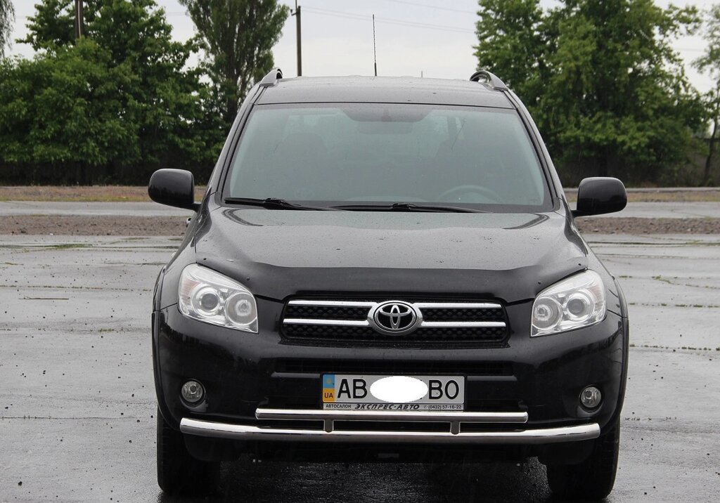 Захист переднього бампера ВУС подвійний Toyota RAV4 2005-2012 Кенгурятник дуги пороги від компанії AUTOAS - фото 1