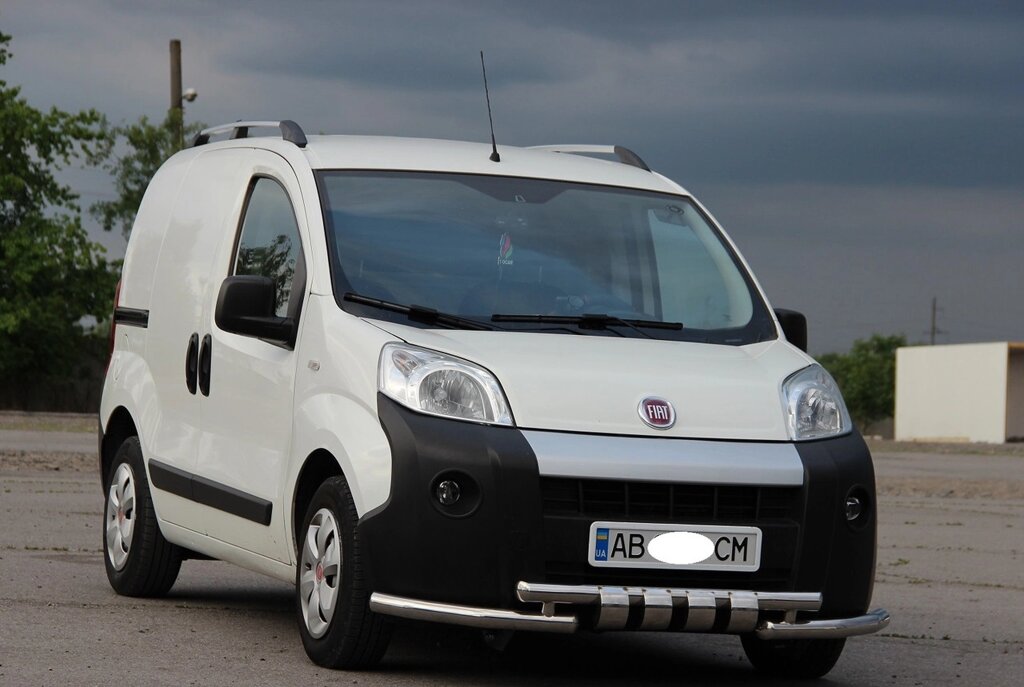 Захист переднього бампера ВУС SHARK Fiat Fiorino 2007+ Кенгурятник захист бампера дуги пороги від компанії AUTOAS - фото 1