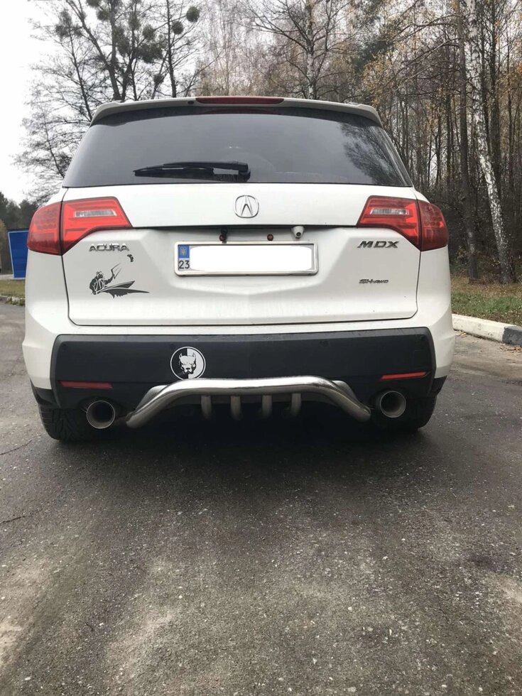 Захист заднього бампера Acura MDX 2006-2013 Кенгурятник дуги пороги від компанії AUTOAS - фото 1