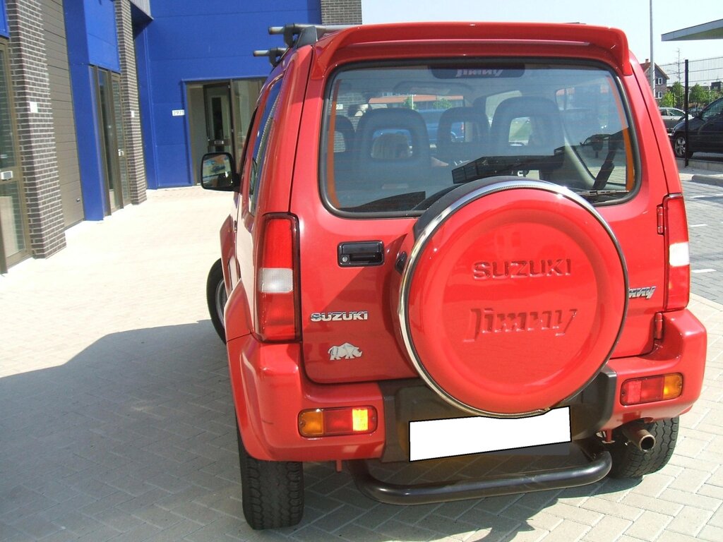 Захист заднього бампера дуга Suzuki Jimny 1998-2005 2005+ кенгурятник дуги бічний захист пороги від компанії AUTOAS - фото 1