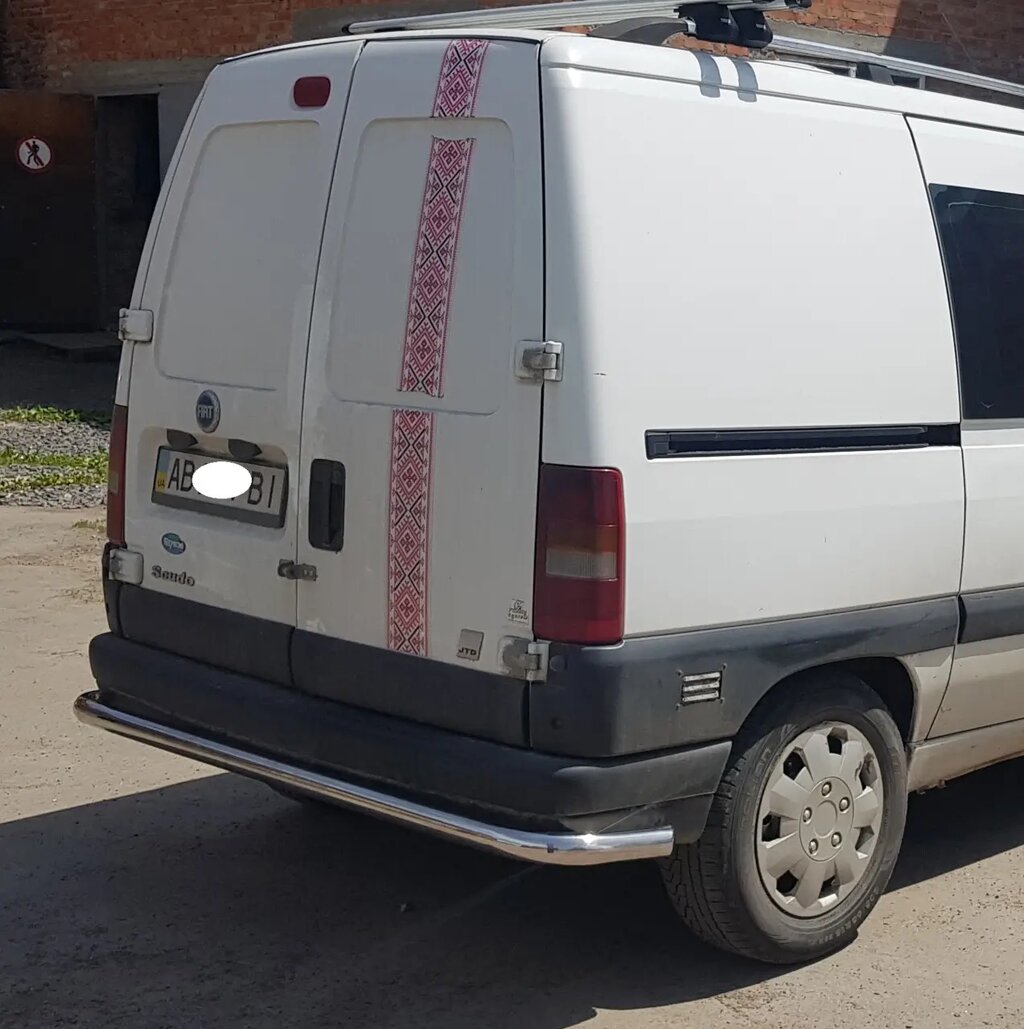 Захист заднього бампера ВУС Citroen Jumpy 2007+ 95-07 16+ від компанії AUTOAS - фото 1