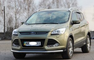 Захист бампера ВУС одинарний Ford Kuga 2013+2008-12, 2017+ кенгурятник захист задня дуги пороги