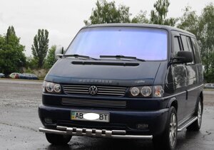 Захист бампера ВУС SHARK подвійний Volkswagen T4 1990-2003 кенгурятник захист задня дуги пороги