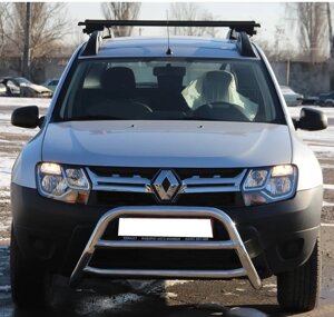 Захист переднього бампера - Кенгурятник Renault Duster (09+